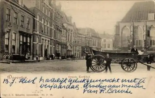 Ak Deventer Overijssel Niederlande, Groote Kerkhof