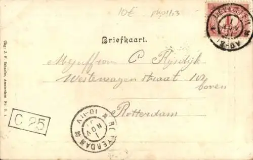 Präge Ak Deventer Overijssel Niederlande, Keizerstraat