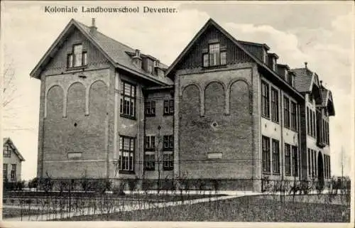 Ak Deventer Overijssel Niederlande, Koloniale Landwirtschaftsschule