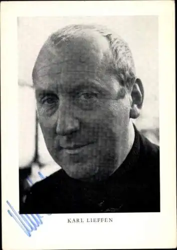 Ak Schauspieler Karl Lieffen, Portrait, Autogramm