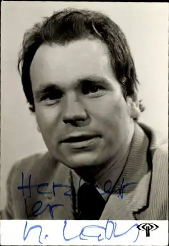 Ak Schauspieler Horst Kalbus, Portrait, Autogramm