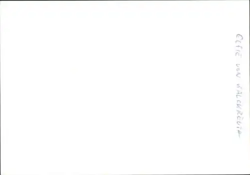 Ak Schauspielerin Elfi von Kalckreuth, Portrait, Autogramm