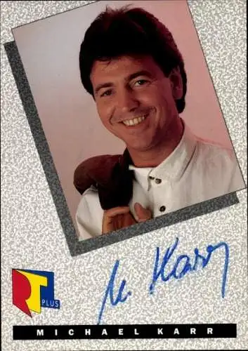 Ak Schauspieler Michael Karr, Portrait, Autogramm, RTL plus