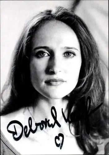 Ak Schauspielerin Deborah Kaufmann, Portrait, Autogramm