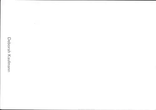 Ak Schauspielerin Deborah Kaufmann, Portrait, Autogramm