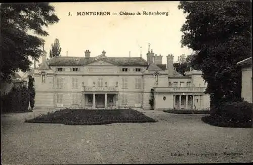 Ak Montgeron Essonne, Château de Rottembourg
