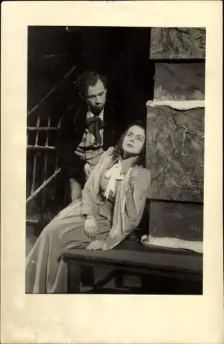 Foto Schauspielerin Agnes Buschmann, Theaterszene, Schauspieler
