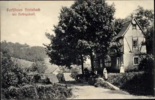 Ak Helbigsdorf Wilsdruff in Sachsen, Forsthaus Steinbach