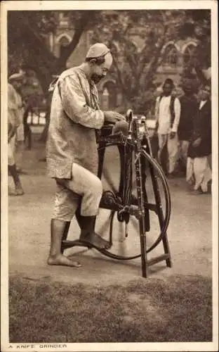 Ak Schleifer, Handwerker, Gerät, Werkzeuge