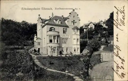 Ak Lutherstadt Eisenach in Thüringen, Erholungsheim Barfüßerstraße 24e, Christl. Pension