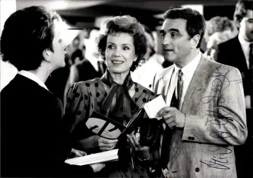 Foto Schauspieler Michael Degen, Filmszene, Autogramm