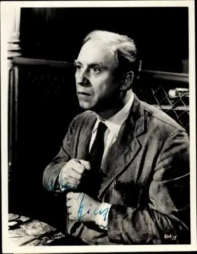 Foto Schauspieler Werner Hinz, Filmszene, Autogramm