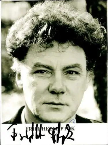 Foto Schauspieler Friedhelm Ptok, Portrait, Autogramm