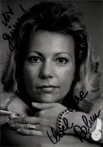 Foto Schauspielerin Ursula Rehm, Portrait, Autogramm