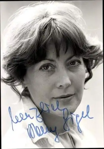 Foto Schauspielerin Dany Sigel, Portrait, Autogramm