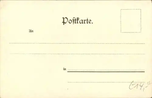 Litho Lichtenhain Sebnitz, Lichtenhainer Wasserfall, Straßenbahn