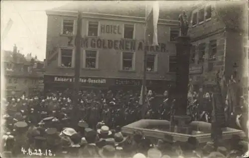 Foto Ak Bayreuth in Oberfranken, Hotel Zum Goldenen Anker, Opernstraße 2