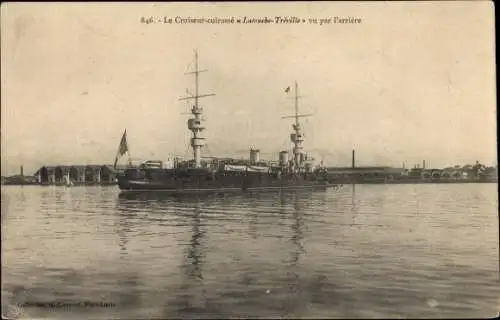 Ak Französisches Kriegsschiff, Croiseur cuirassé, Latouche Tréville