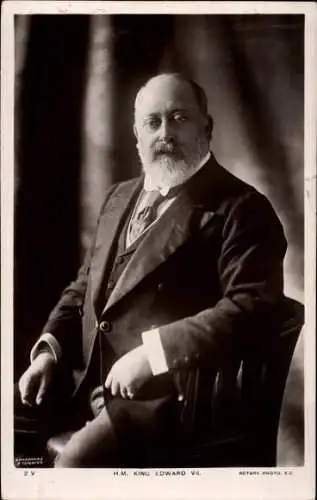 Ak König Edward VII.