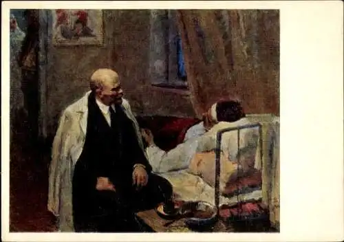 Künstler Ak Antonov, Lenin am Krankenbett