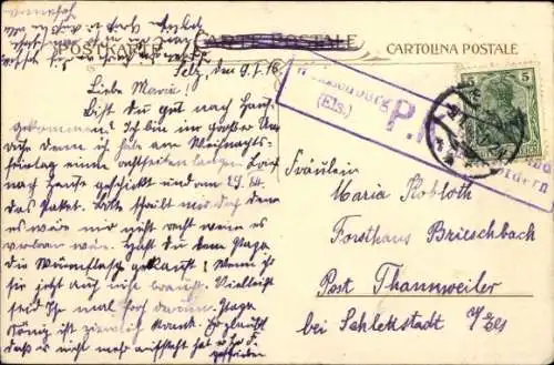 Künstler Ak Hardy, Florence, Mann und Frauen in Trachten