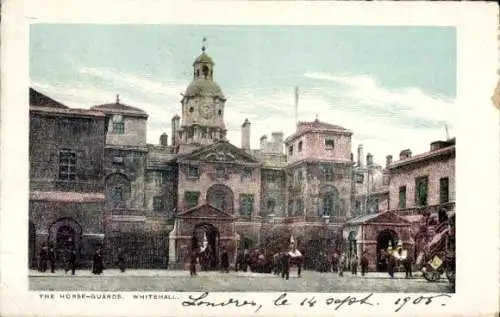 Ak City of Westminster London England, Whitehall, Horse-Guards