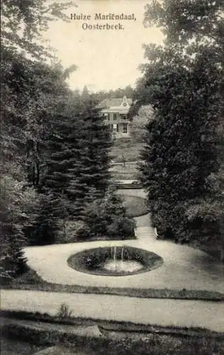 Ak Oosterbeek Renkum Gelderland, Haus Mariendaal, Park