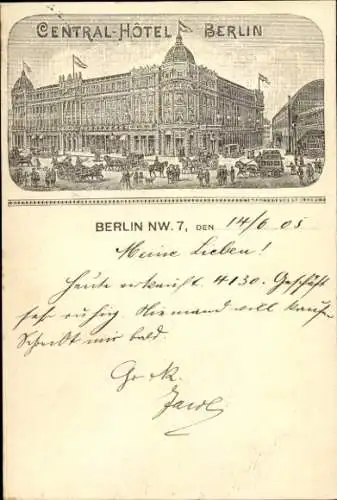 Litho Berlin, Central-Hotel