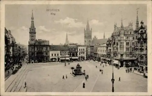 Ak Bytom Beuthen Oberschlesien, Ring