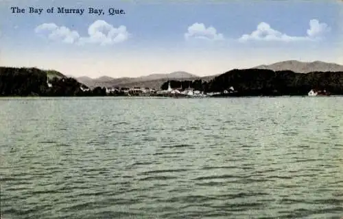 Ak Quebec Kanada, Die Bucht von Murray Bay