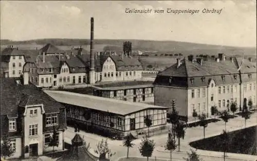 Ak Ohrdruf in Thüringen, Barracken, Truppenlager