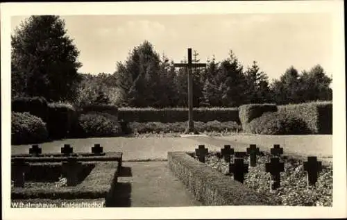 Ak Wilhelmshaven, Heldenfriedhof