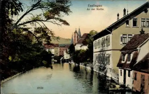 Ak Esslingen am Neckar, An der Maille