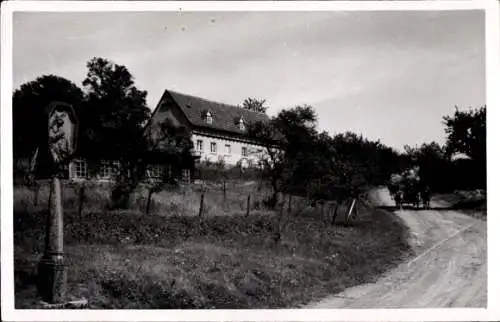 Ak Schramberg im Schwarzwald, Weg mit Kutsche, Haus