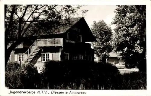 Ak Dießen am Ammersee Oberbayern, Jugendherberge M. T. V.