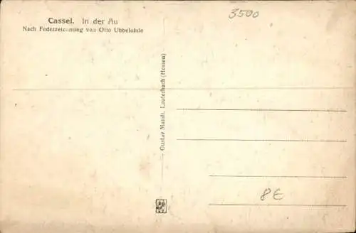 Künstler Ak Ubbelohde, Otto, Kassel in Hessen, In der Au