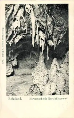 Ak Rübeland Oberharz am Brocken, Hermannshöhle