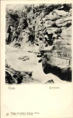 Ak Thale im Harz, Bodekessel