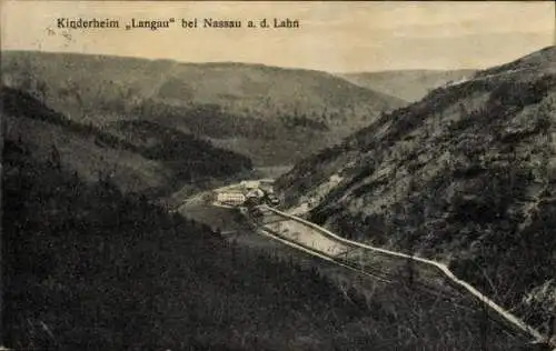 Ak Nassau an der Lahn, Kinderheim Langau