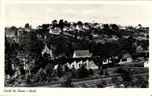 Ak Harth Büren in Westfalen, Gesamtansicht