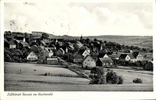 Ak Unnau im Westerwald, Panorama