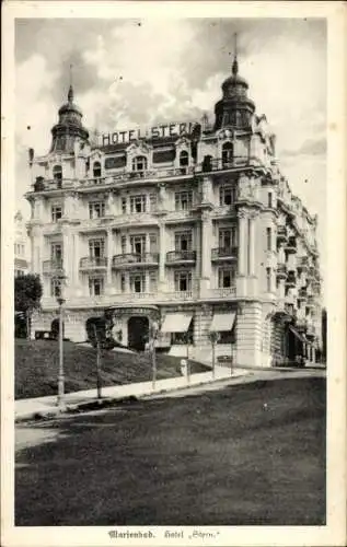 Ak Mariánské Lázně Marienbad Region Karlsbad, Hotel Stern