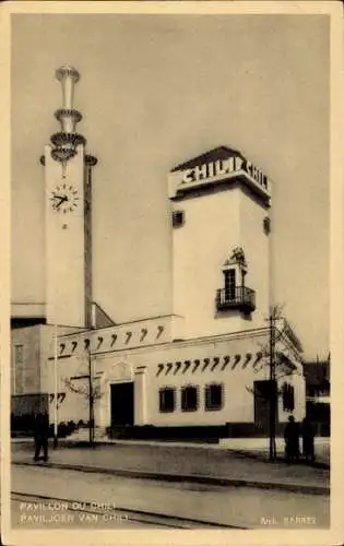 Ak Brüssel, Weltausstellung 1935, Chilenischer Pavillon