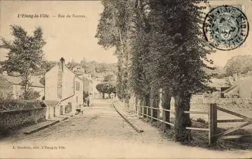 Ak L'Etang la Ville Yvelines, Rue de Fonton