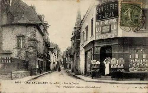 Ak Châteaubriant Loire Atlantique, Rue de Couere