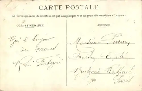 Ak Le Mans Sarthe, Pont Gambetta an der Sarthe