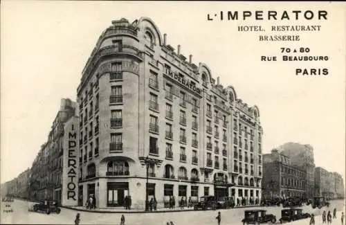 Ak Paris III., Hotel L'Imperator