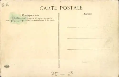 Ak Bourse de Paris II, Postamt Boulevard des Italians