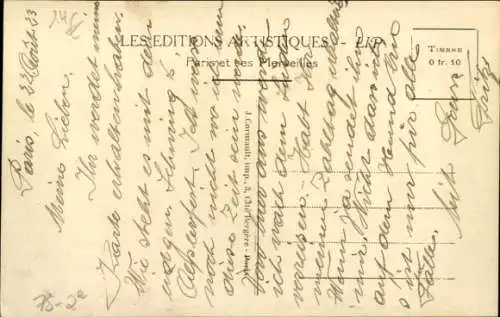 Ak Bourse de Paris II, Boulevard des Capucines, Theatre du Vaudeville