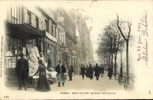 Ak Paris VIII, Boulevard gute Nachrichten